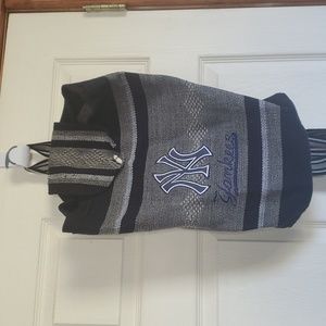 New York Yankees backpack burlap